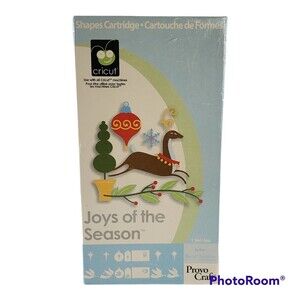 Cricut Joys of the Season Cartridge Holiday, Xmas, Santa -Link Status Unknown